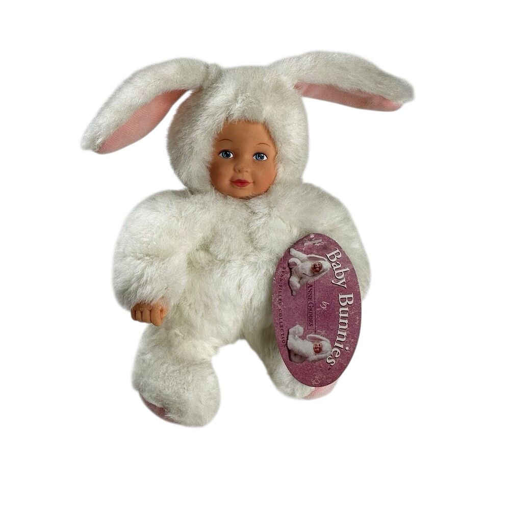 Easter 97 Anne Geddes Baby Bunnies Doll Plush Bunny‎ Costume Collectible